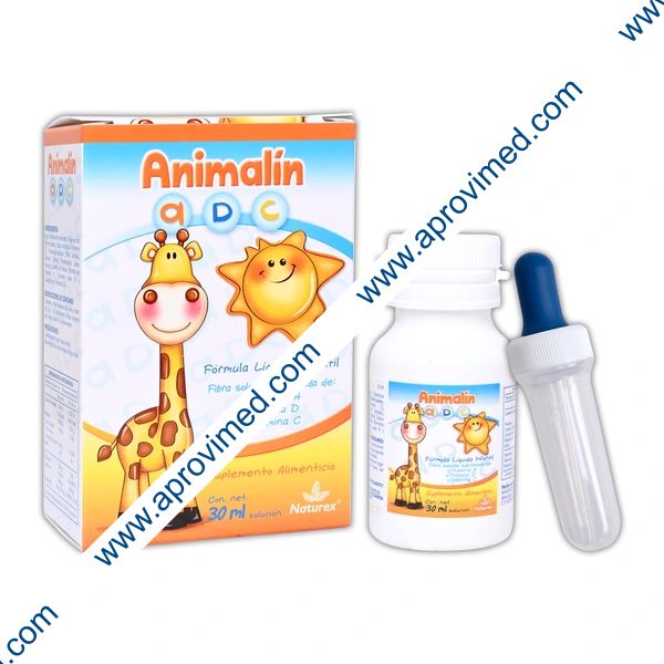 ANIMALIN A-D-C Sol. Gotas Fco. 30 ML. 1333 UI-35 MG-400 UI/1 ML.