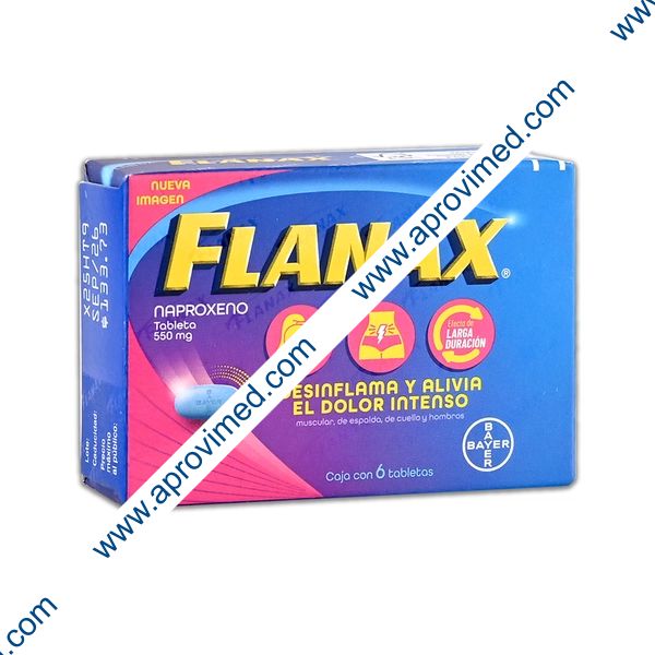FLANAX CÓLICOS c/ 6 TABS. 550 MG.