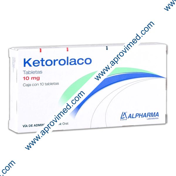 KETOROLACO (Alpharma) c/10 TABS. 10 MG.