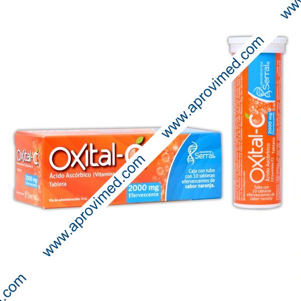 OXITAL-C c/10 TABS. EFERVESCENTES Sab. Naranja 2000 MG.