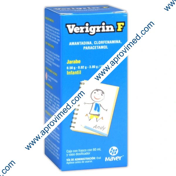 VERIGRIN-F JBE. Infantil Fco. 60 ML. 0.5-0.02-3.00 G/100 ML.