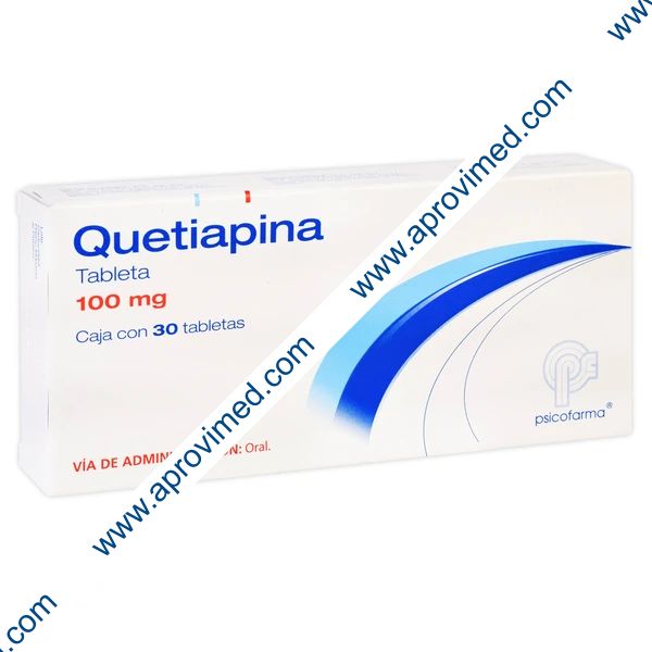 QUETIAPINA (Psicofarma) c/30 TABS. 100 MG.