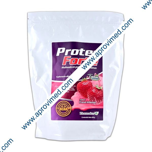 PROTE FORTE POLVO Sabor Fresa Bolsa c/400 G.
