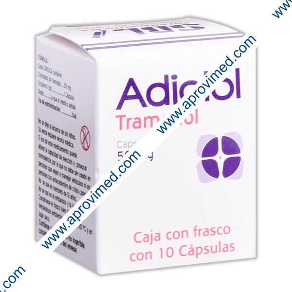 ADIOLOL Cja/Fco. c/10 CAPS.  50 MG.
