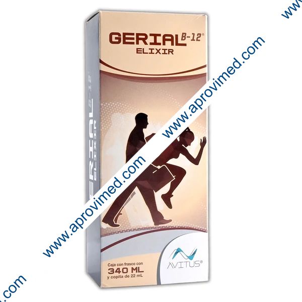 GERIAL B-12 ELIXIR Fco. 340 ML.