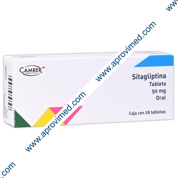 SITAGLIPTINA (Camber) c/28 TABS.  50 MG.