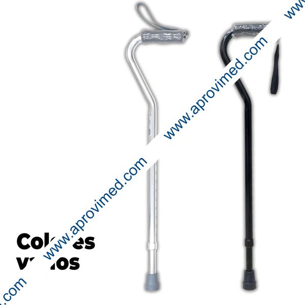BASTÓN ALUMINIO Puño Cuello de Ganso (S. Confort) Cols. Varios.