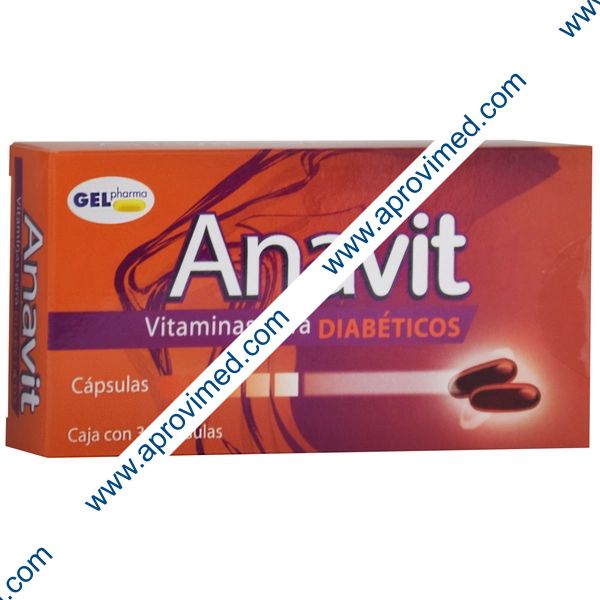 ANAVIT Diabéticos c/30 CÁPSULAS.