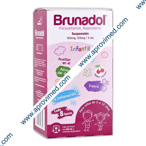 BRUNADOL SUSP. Fco. 100 ML. 100-125 MG/5 ML.