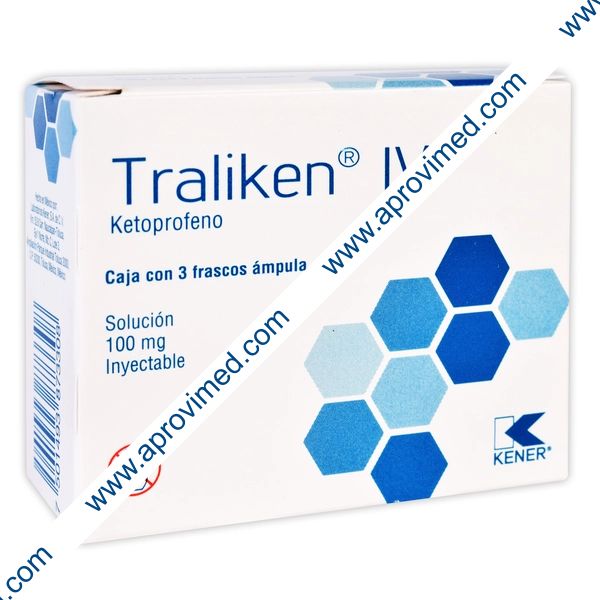 TRALIKEN I.V. Sol. Iny. c/3 FCO. AMP. 100 MG.
