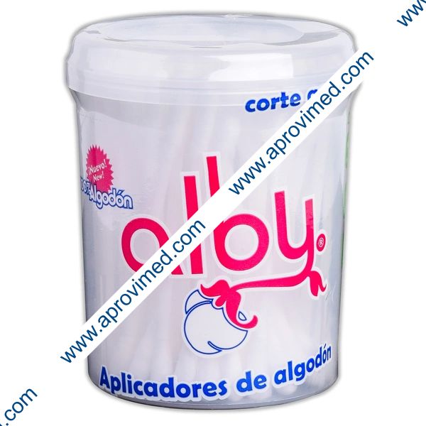 APLICADORES DE ALGODÓN (Alby) Tarro c/100 Pzs.