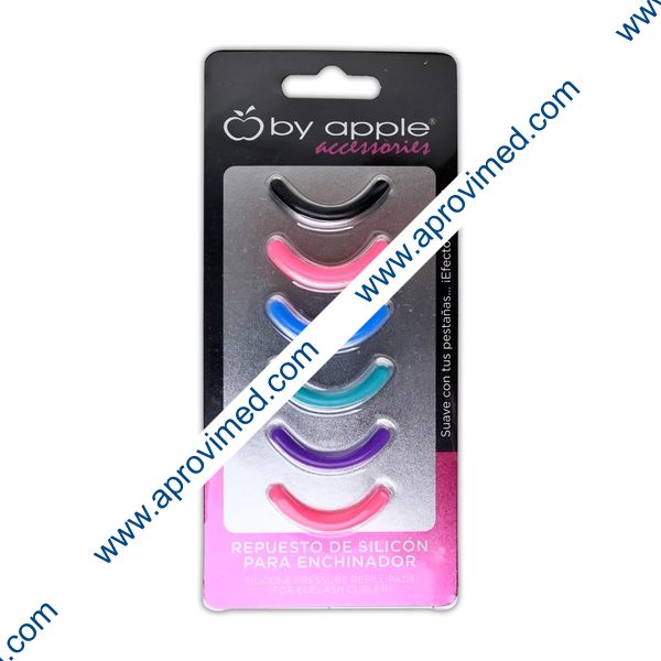 REPUESTOS DE SILICÓN PARA RIZADOR (By apple) Set c/6 Pzs.