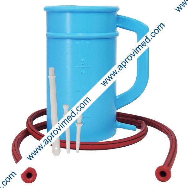 IRRIGADOR DE PLASTICO (Edigar) Cap. 1 LT. "KIT COMPLETO" c/5 Pzs.