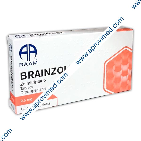 BRAINZOL c/2 TABS. Orodispersables 2.5 MG.