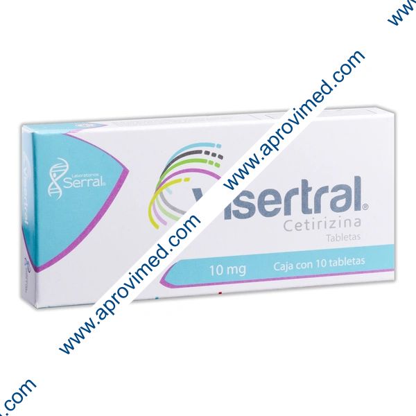VISERTRAL c/10 TABS. 10 MG.