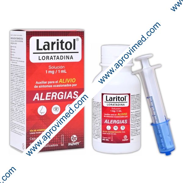 LARITOL SOLUCIÓN Fco. 60 ML. 1 MG/1 ML.