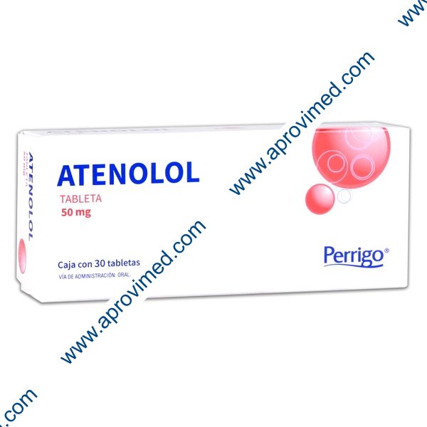 ATENOLOL (Perrigo) c/30 TABS. 50 MG.
