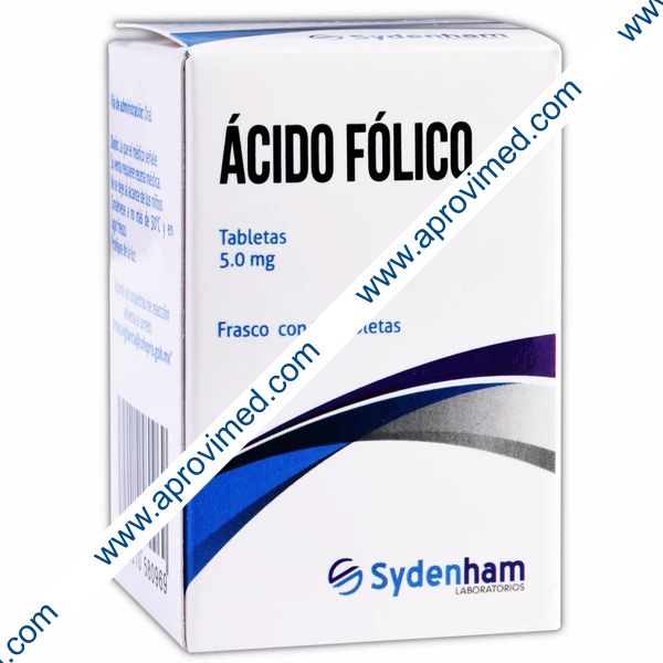 ÁCIDO FÓLICO (Sydenham) c/20 TABS. 5 MG.