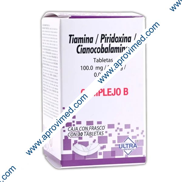 COMPLEJO B (Ultra) c/30 TABS. 100/5/0.05 MG.