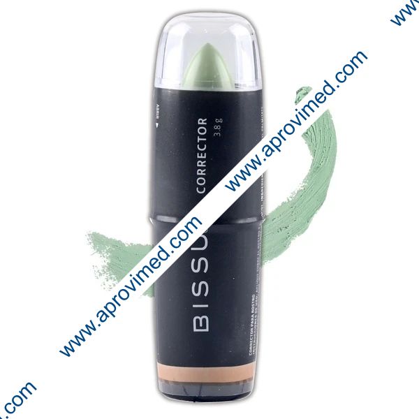 BISSÚ CORRECTOR PARA ROSTRO Tono 09-Green c/1 Pza. 4.7 G.