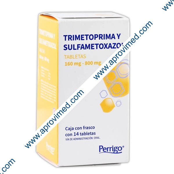 TRIMETOPRIMA/SULFAMETOXAZOL (Perrigo) c/14 TABS. 160/800 MG.