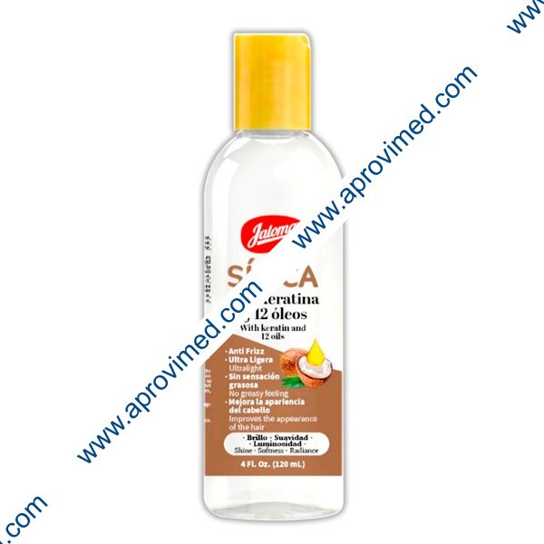 SÍLICA CON KERATINA y 12 ÓLEOS Fco c/120 ML.
