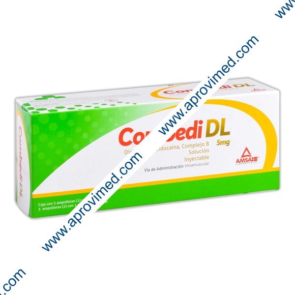 COMBEDI DL Sol. Iny. c/3 Dosis 5 MG/3 ML. y 3 Jeringas.