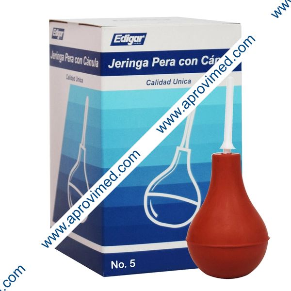 JERINGA PERA c/CANULA (Edigar) No.5 Caja c/1 Pza.