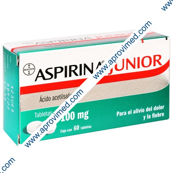 ASPIRINA JUNIOR c/60 TABS. 100 MG.