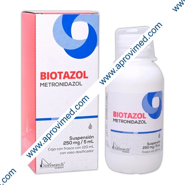 BIOTAZOL SUSP. Fco. 120 ML. 250 MG/5 ML.