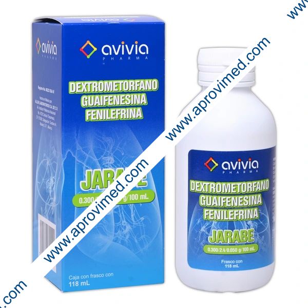 DEXTRFNO/GUIAFNA/FENLNA. (Avivia) JBE. AD. Fco. 118 ML 0.300-2.4-0.050 G/100 ML.
