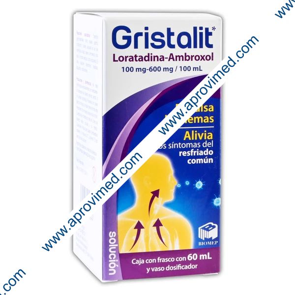 GRISTALIT SOLUCIÓN Fco. 60 ML. 100-600 MG/100 ML.