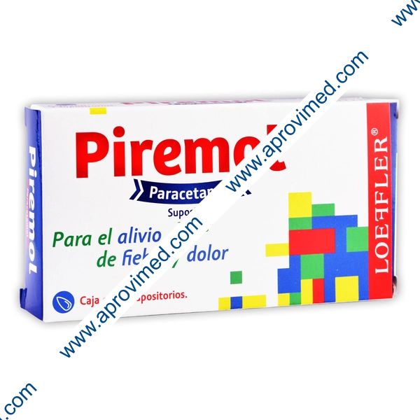 PIREMOL c/3 SUPOSITORIOS 300 MG.