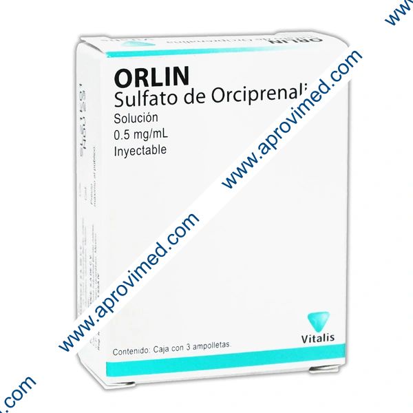 ORLIN Sol. Iny. c/3 AMPTAS. 0.5 MG/1 ML.