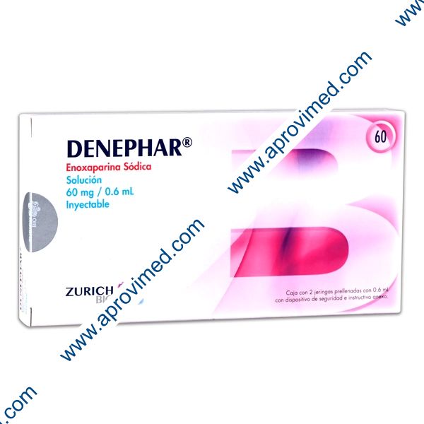 DENEPHAR Sol. Iny. c/2 JGAS. Prellenadas 60 MG/0.6 ML.