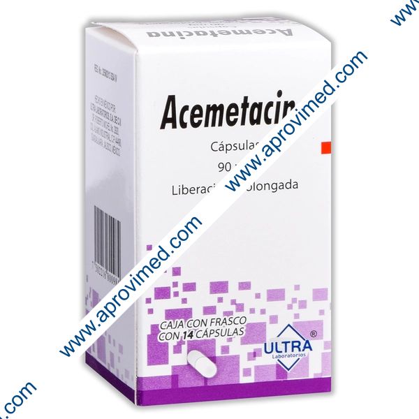 ACEMETACINA (Ultra) c/14 CAPS. L.P. 90 MG.
