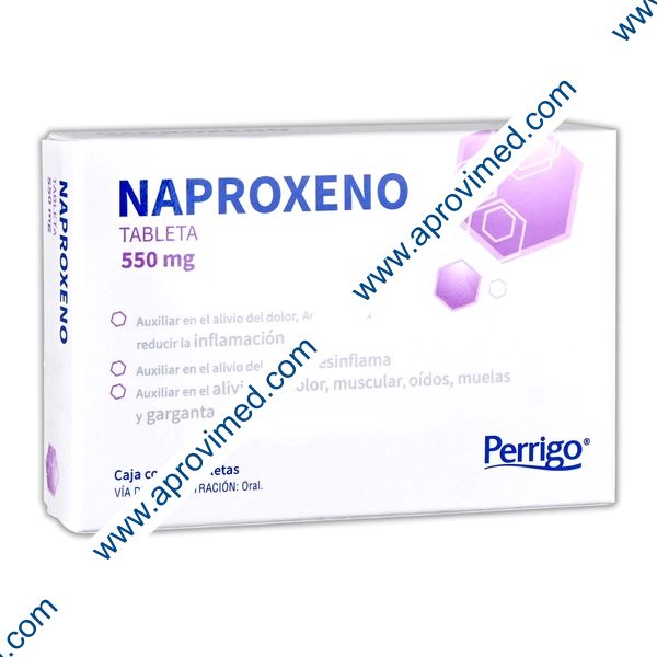 NAPROXENO SÓDICO (Perrigo) c/12 TABS. 550 MG.