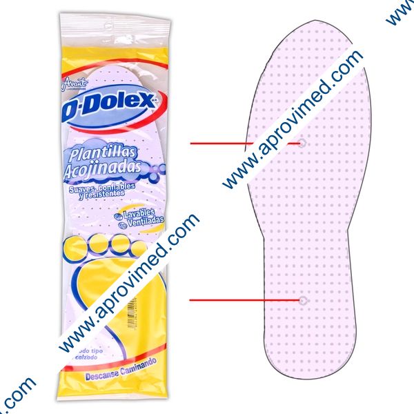 O-DOLEX PLANTILLAS ACOJINADAS Normal Unisex No. 9 c/1 Par.