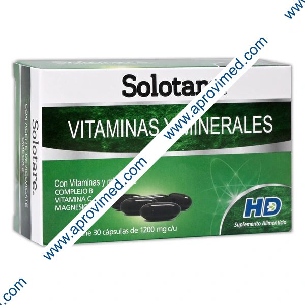 SOLOTARE VIT&MIN c/30 CAPS. 1200 MG.