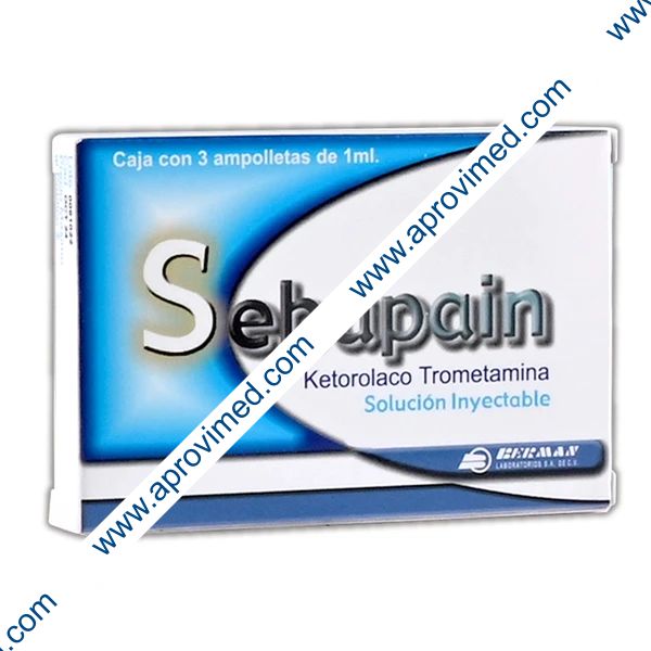 SEBAPAIN Sol. Iny. c/3 AMPTAS. 30 MG/1 ML.