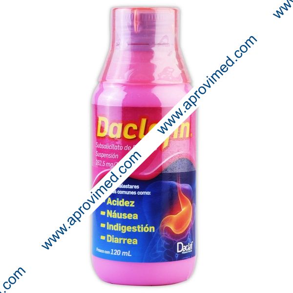 DACLAFIN SUSP. Fco. 120 ML. 1.75 G/100 ML. (262.5mg/15ml.)