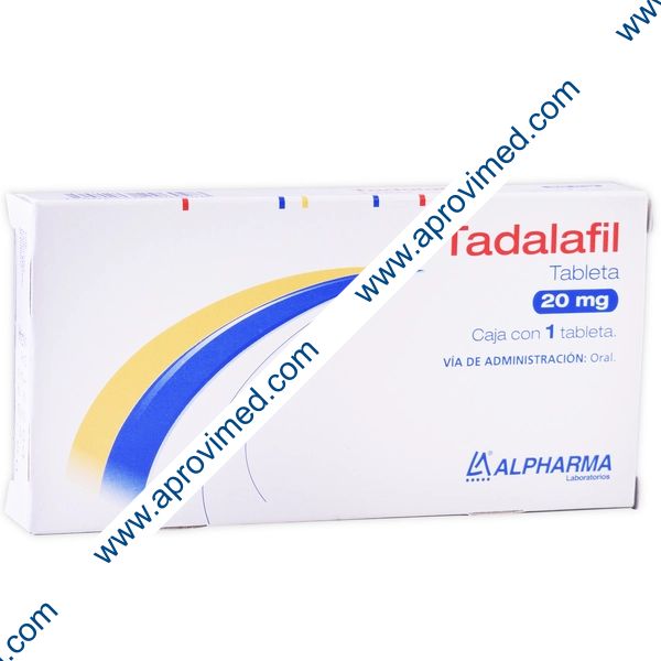 TADALAFIL (Alpharma) c/1 TABLETA 20 MG.