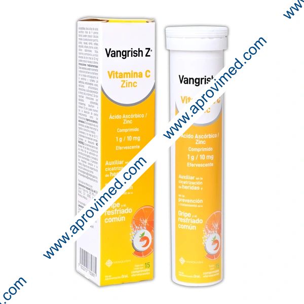 VANGRISH Z c/15 COMPS. EFERVS. Sab. Naranja 1 G/10 MG.