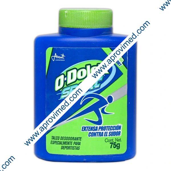 O-DOLEX SPORT Talco Desodorante Fco. 75 G.