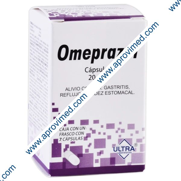 OMEPRAZOL (Ultra) c/  7 CAPS. 20 MG.