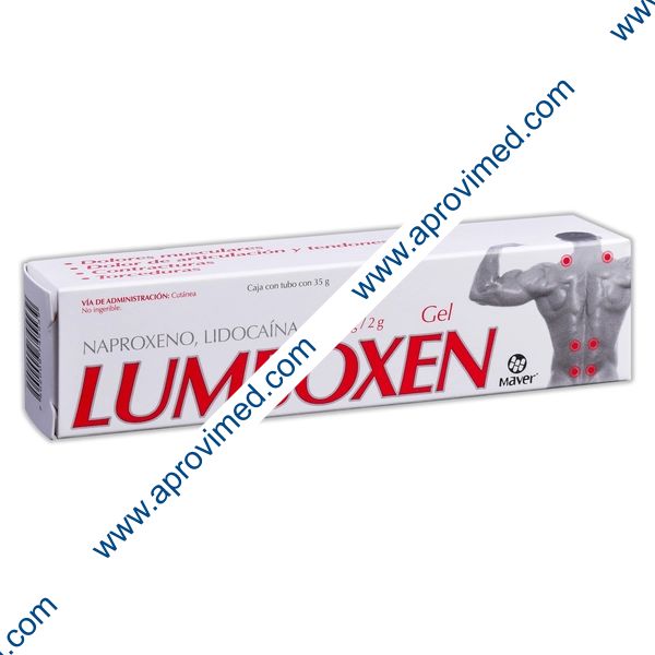 LUMBOXEN GEL "Rojo" Tubo c/35 G. 10-2 G/100 G.