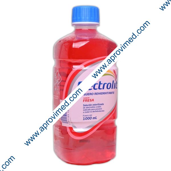 ELECTROLIT Electrolitos Orales SOL. SAB. FRESA 1000 ML.