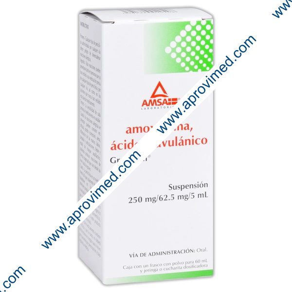 GRAMAXIN SUSP. Fco. 60 ML. 250-62.5 MG/5 ML.