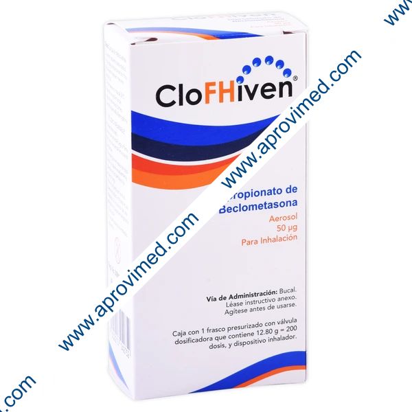 CLOFHIVEN AEROSOL p/Inhalación c/200 DOSIS  50 MCG.