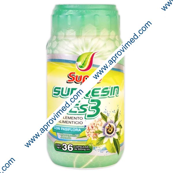 SUPRA SUPRESIN ES3 c/36 CAPS. 500 MG.